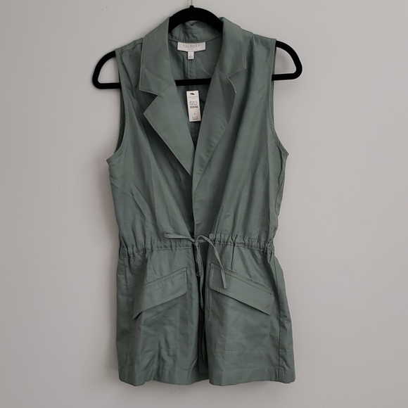 Talbots Tops - ☀️☀️☀️3/$25 NWT Olive Green  Utility Vest.